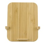 Bamboo 10W Wireless Charger with Phone Holder - Natural Bamboo 10W Wireless Charger with Phone Holder - Natural