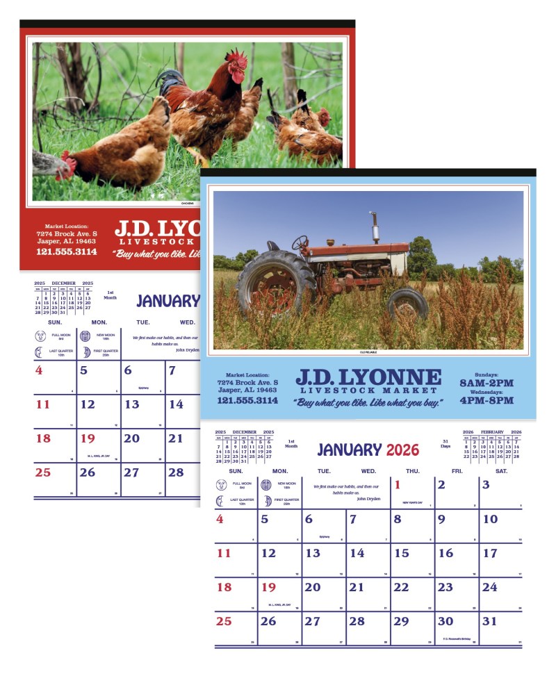 Skinner & Kennedy™ Farm Calendar 2 Skinner & Kennedy™ Farm Calendar 2