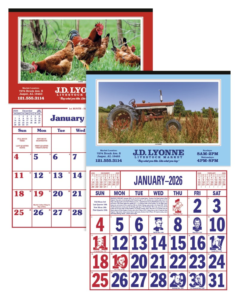 Skinner & Kennedy™ Large Everyday Farm Memo 2 Skinner & Kennedy™ Large Everyday Farm Memo 2