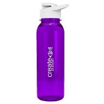 Garyline® Flat-Sided Tritan® Bottle with Drink-Thru Lid - 24 oz. - TXB241D_translucentviolet_bottle_white_lid_1c.png Garyline® Flat-Sided Tritan® Bottle with Drink-Thru Lid - 24 oz. - TXB241D_translucentviolet_bottle_white_lid_1c.png