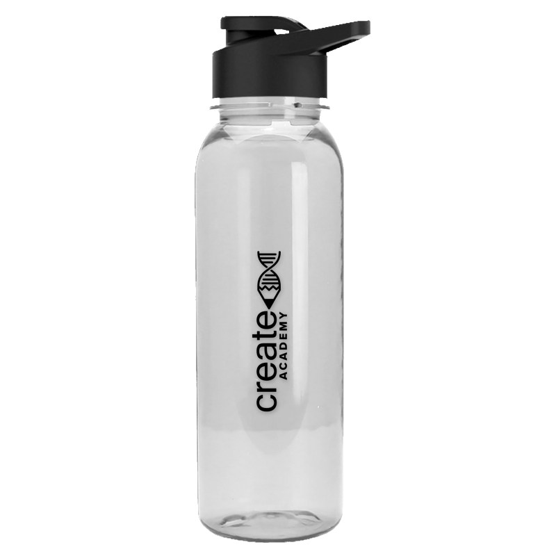 Garyline® Flat-Sided Tritan® Bottle with Drink-Thru Lid - 24 oz. 2 Garyline® Flat-Sided Tritan® Bottle with Drink-Thru Lid - 24 oz. 2