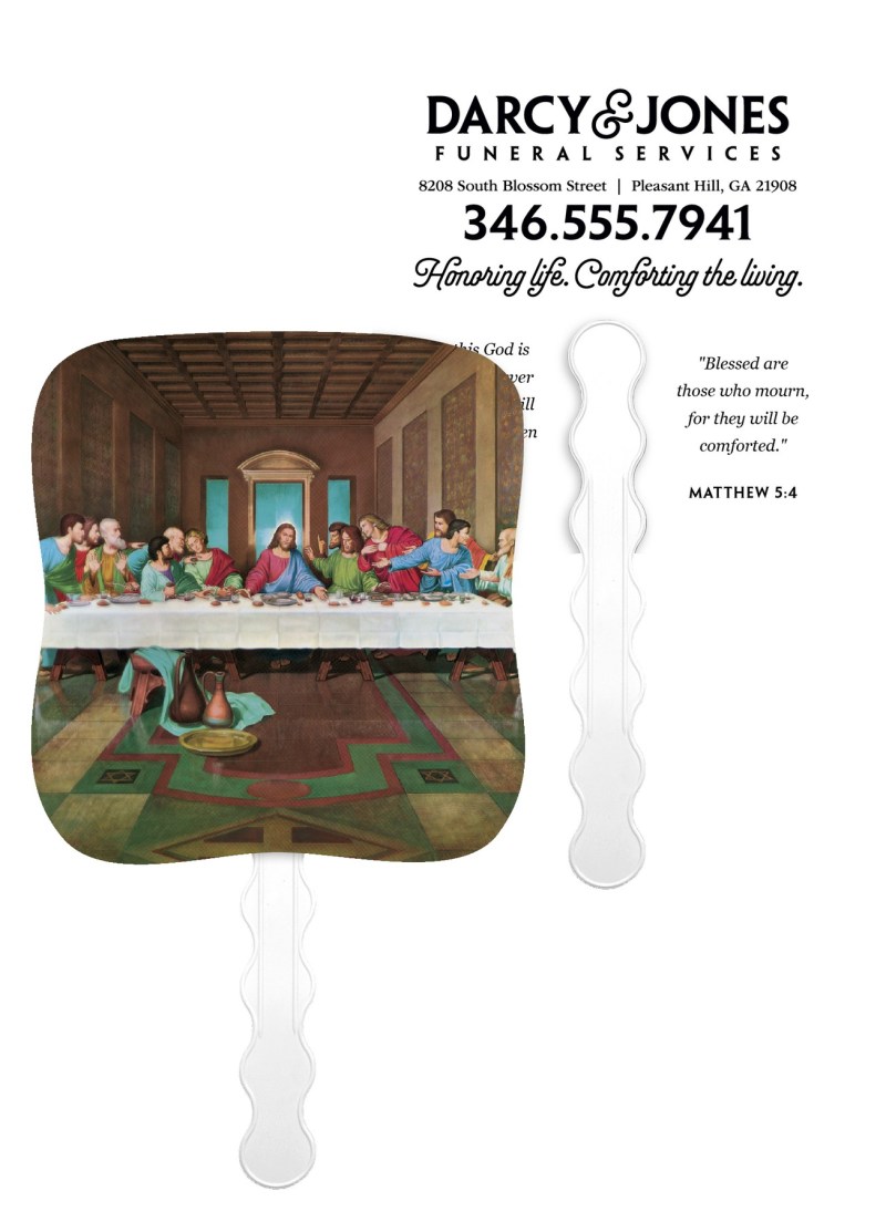 Skinner & Kennedy™ The Last Supper - Pictorial Fan 2 Skinner & Kennedy™ The Last Supper - Pictorial Fan 2
