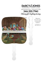 Skinner & Kennedy™ The Last Supper - Pictorial Fan 2 Skinner & Kennedy™ The Last Supper - Pictorial Fan 2