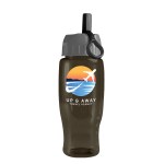 Garyline® Poly+ Recycled Bottle with Ring-Straw Lid - 27 oz. - RP27A_smoke_bottle_graywithblack_lid_full.png Garyline® Poly+ Recycled Bottle with Ring-Straw Lid - 27 oz. - RP27A_smoke_bottle_graywithblack_lid_full.png