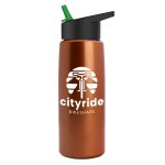 Garyline® Flair Tritan® Metallike Bottle with Flip-Straw Lid - 26 oz. - MXB63H_metalliccopper_bottle_blackwithgreen_lid_1c.png Garyline® Flair Tritan® Metallike Bottle with Flip-Straw Lid - 26 oz. - MXB63H_metalliccopper_bottle_blackwithgreen_lid_1c.png