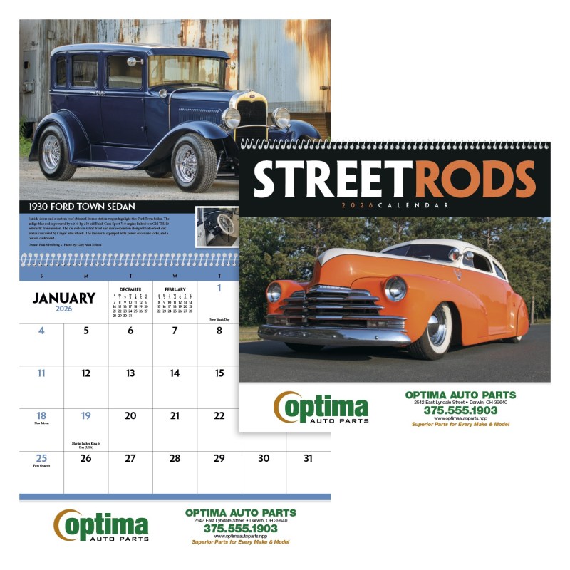 Triumph® Calendars Street Rods Calendar 2 Triumph® Calendars Street Rods Calendar 2