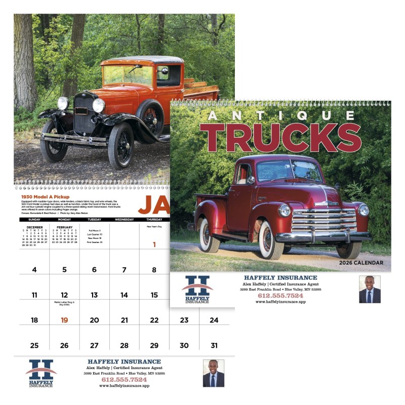 Triumph® Calendars Antique Trucks Calendar 2 Triumph® Calendars Antique Trucks Calendar 2