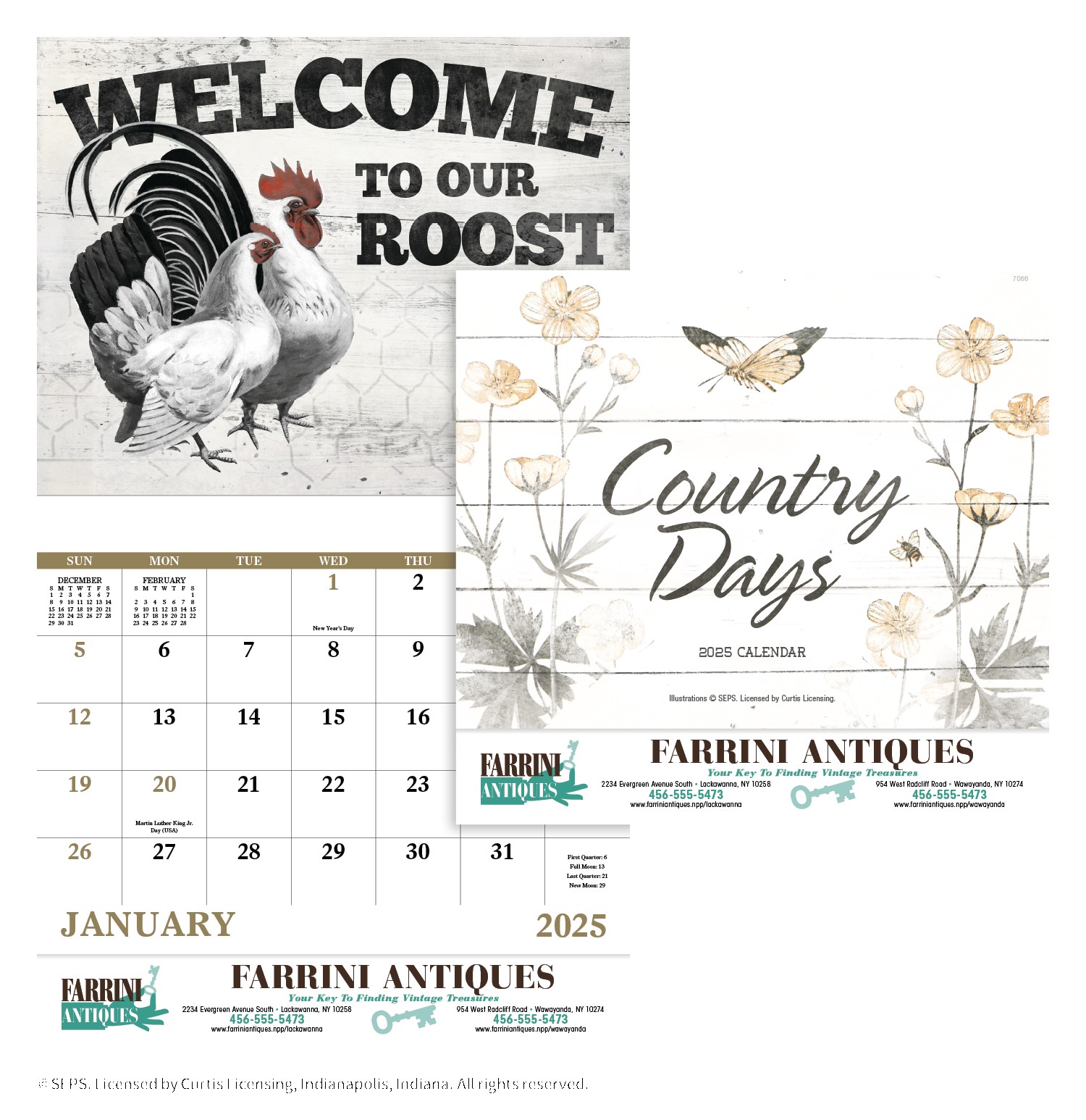 Good Value™ Country Days - Stapled Calendar 2