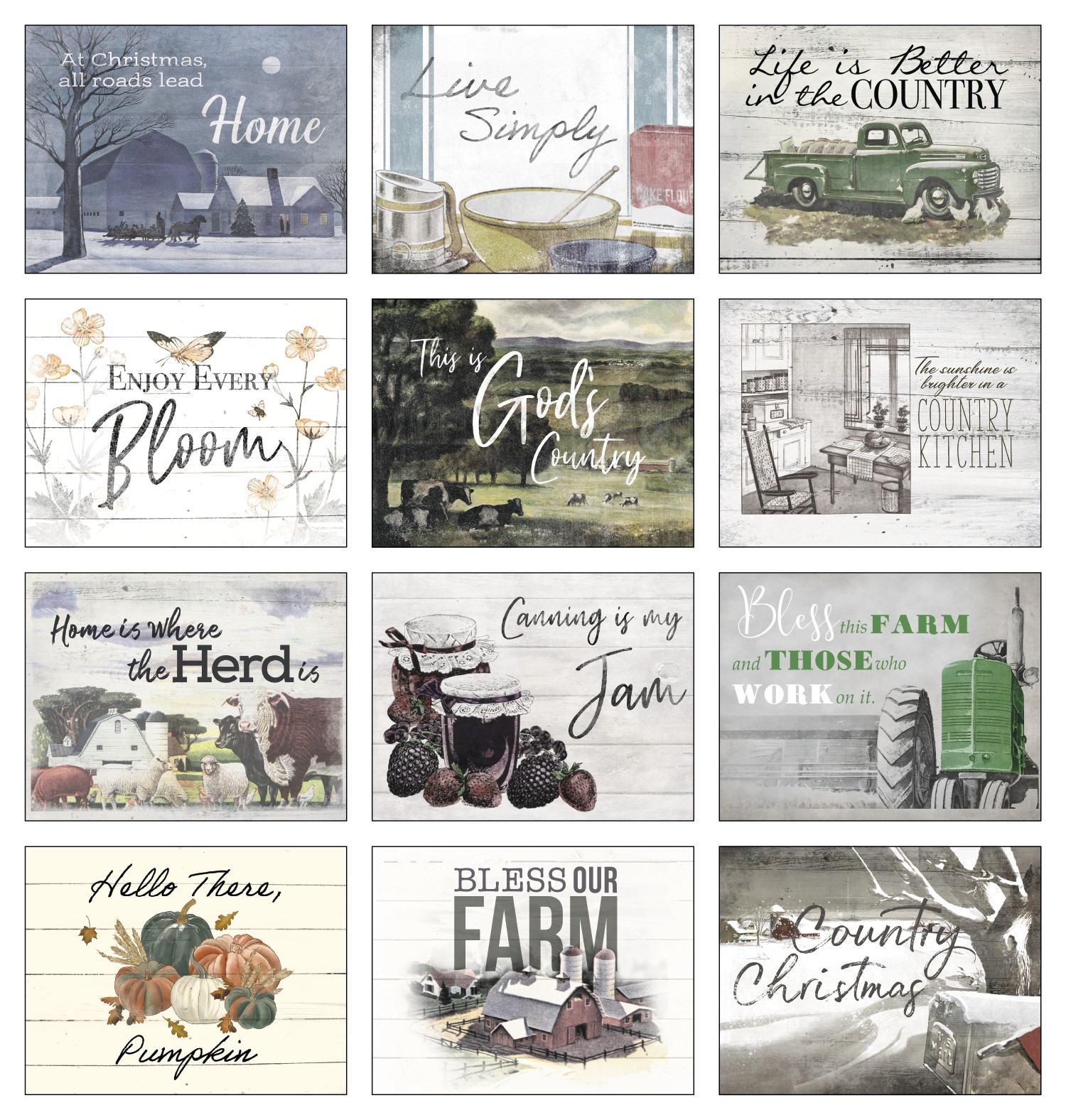 Good Value™ Country Days - Stapled Calendar 2
