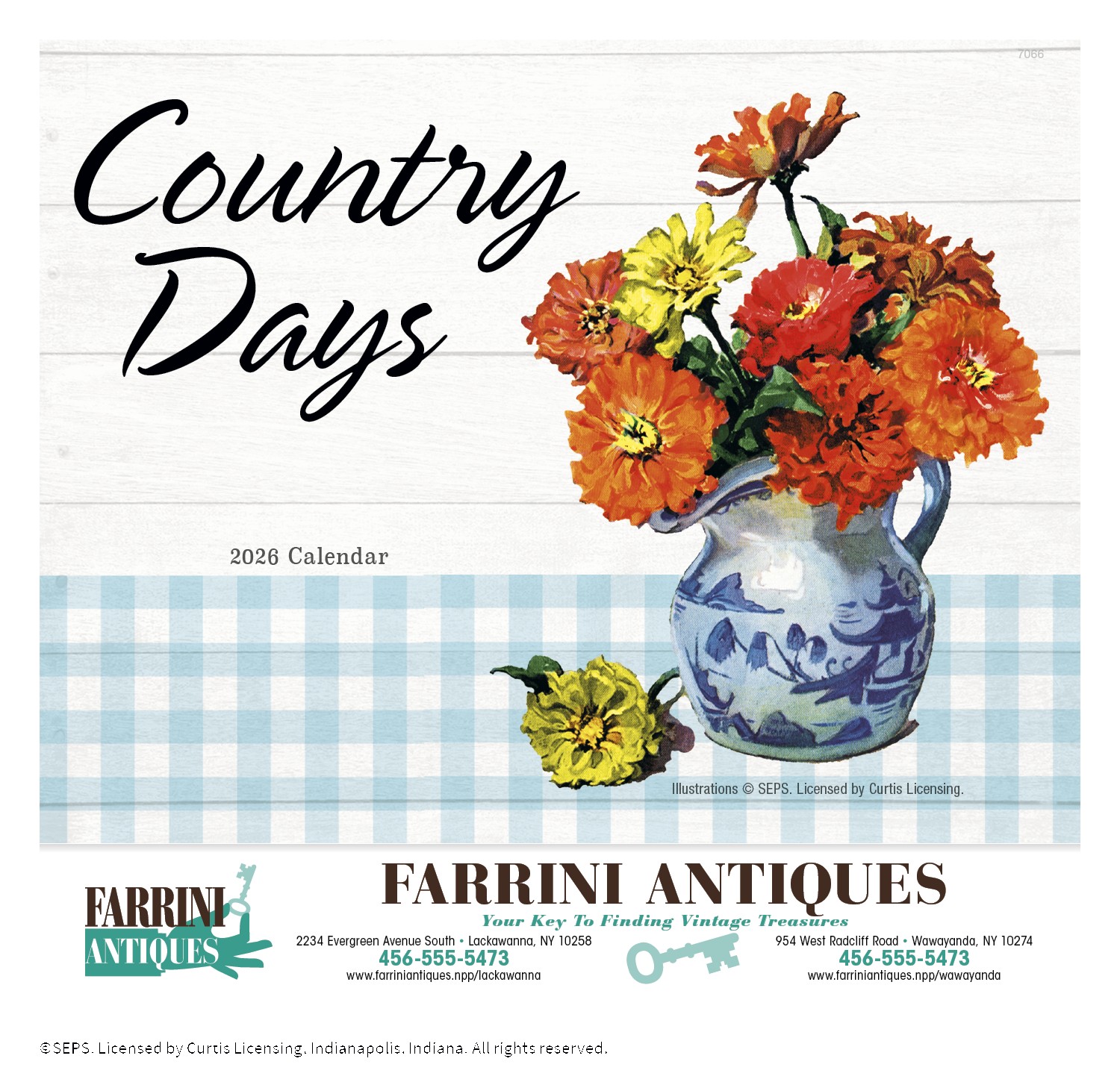 Good Value™ Country Days - Stapled Calendar 2