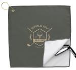 Good Value™ RPET Double Layer Golf Towel - 62514 gray/black image Good Value™ RPET Double Layer Golf Towel - 62514 gray/black image