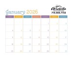 Triumph® Calendars Small Monthly Desk Pad - Colors 2 Triumph® Calendars Small Monthly Desk Pad - Colors 2