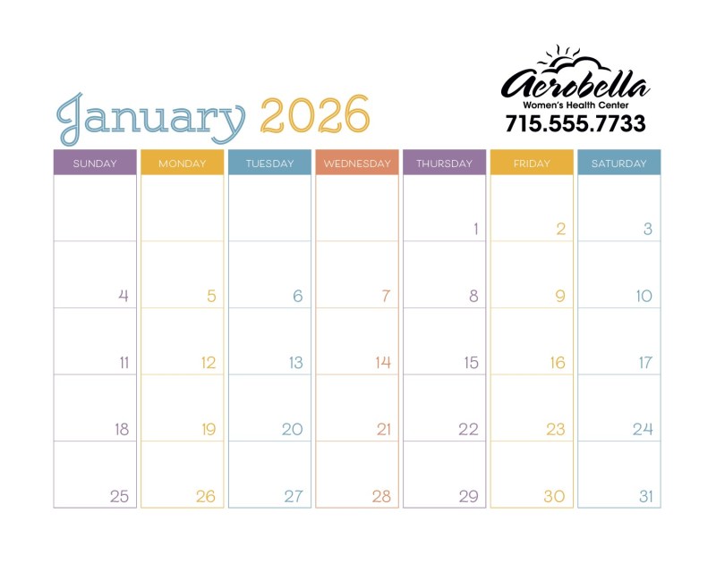 Small Monthly Desk Pad - Colors 2 Small Monthly Desk Pad - Colors 2