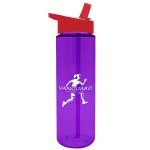 Garyline® Freedom Tritan® Bottle with Flip-Straw Lid - 28 oz. - TXB28H_translucentviolet_bottle_red_lid_frost_straw_1c.png Garyline® Freedom Tritan® Bottle with Flip-Straw Lid - 28 oz. - TXB28H_translucentviolet_bottle_red_lid_frost_straw_1c.png