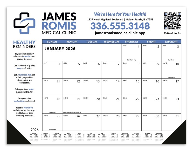 Skinner & Kennedy™ Desk Pad Calendar 2 Skinner & Kennedy™ Desk Pad Calendar 2