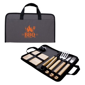 Carving Station 5-Piece BBQ Kit with Cutting Board 2 Carving Station 5-Piece BBQ Kit with Cutting Board 2