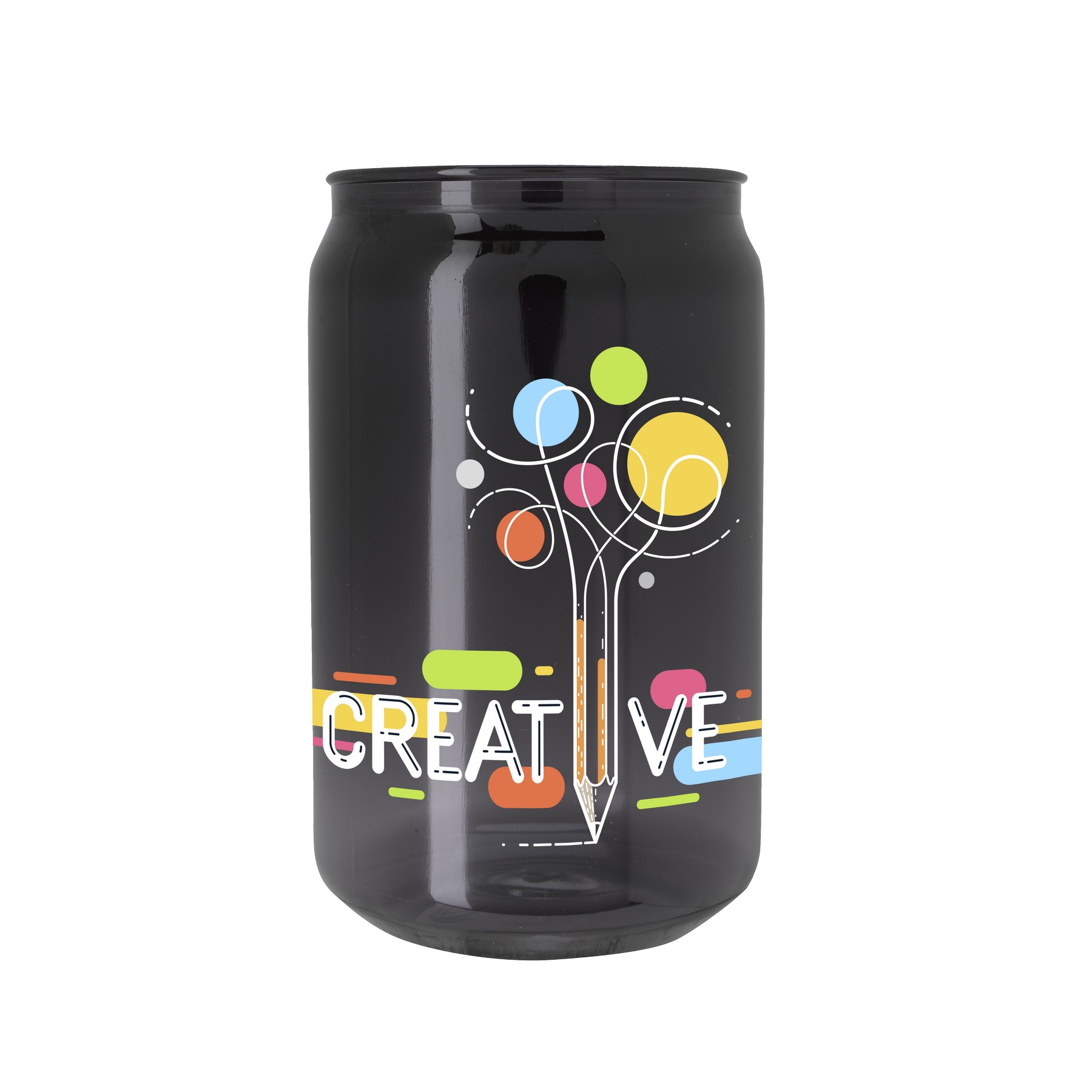 Garyline® Can-Shaped RPET Glass - 16 oz. 2