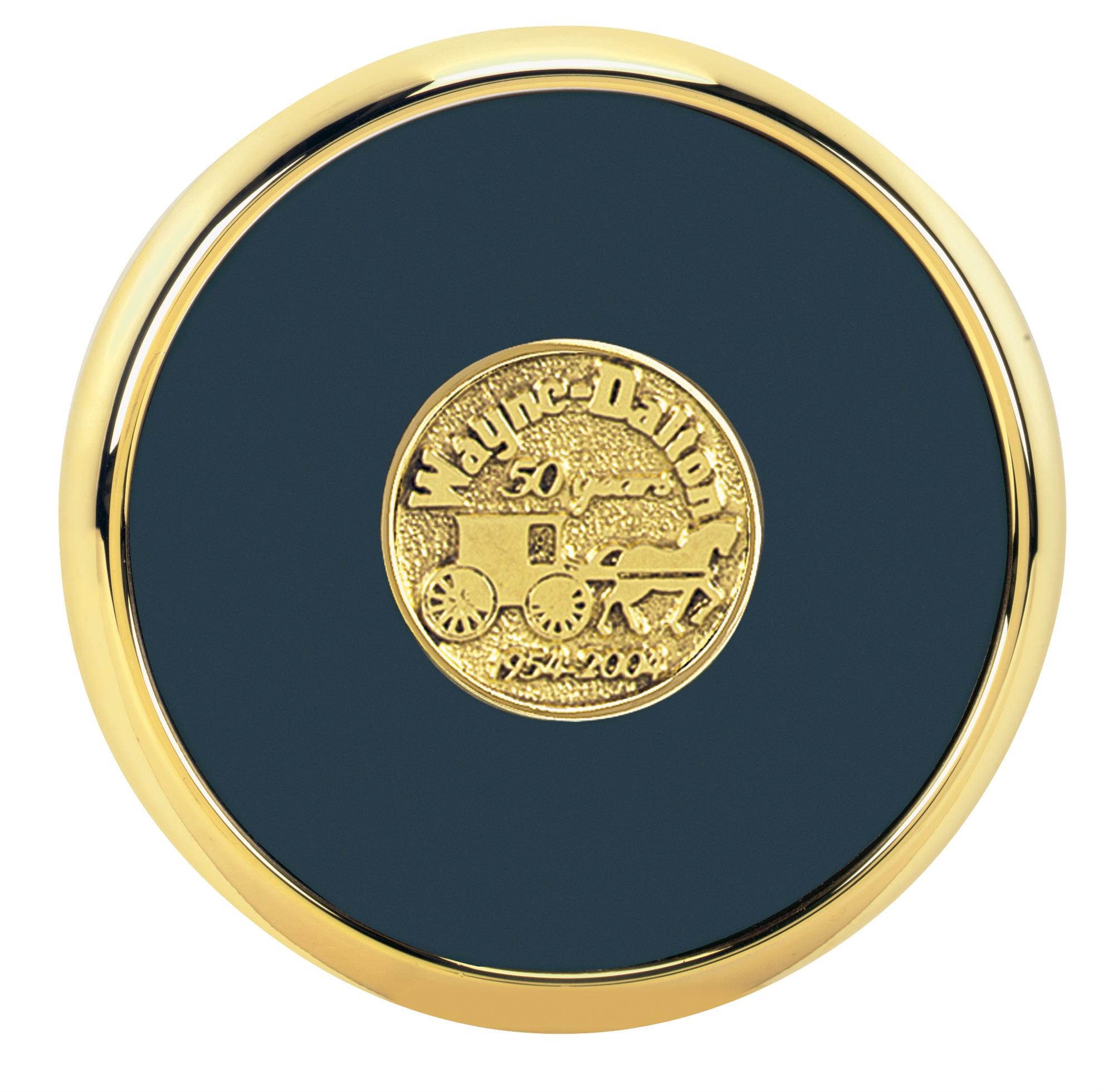 JAFFA® Round Brass Coaster 2