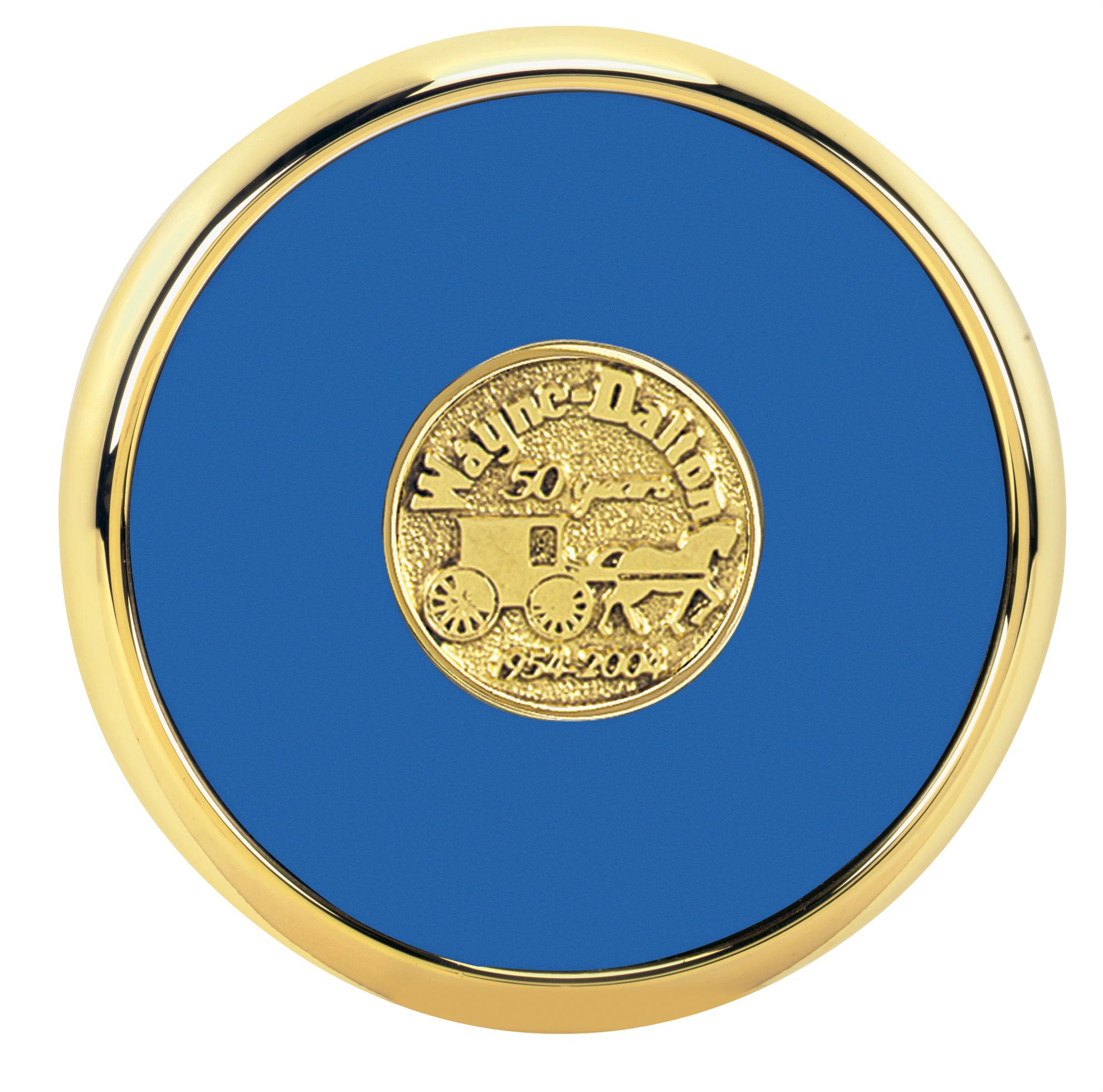 JAFFA® Round Brass Coaster 2