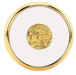 JAFFA® Round Brass Coaster - 25035 white image JAFFA® Round Brass Coaster - 25035 white image