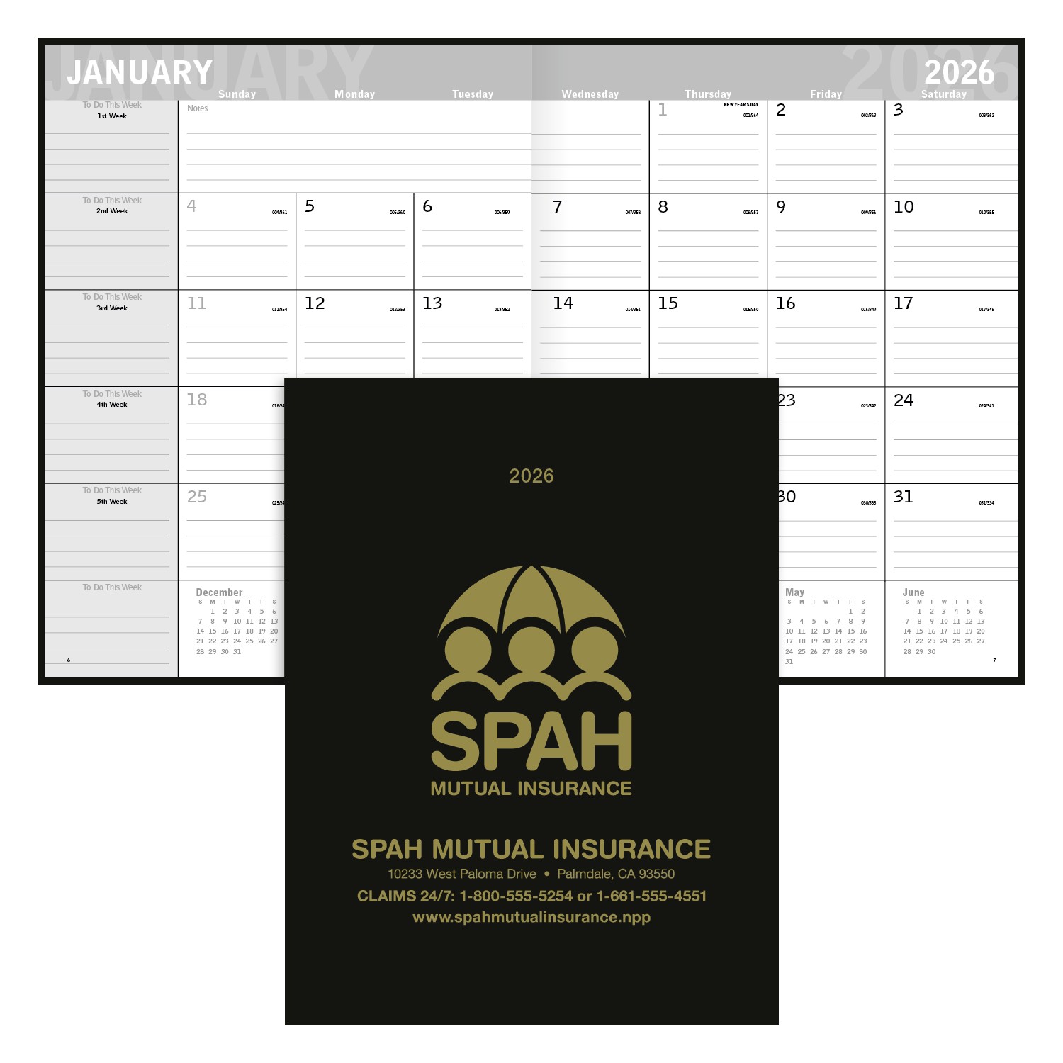 Triumph® Calendars Classic Monthly Planner 2