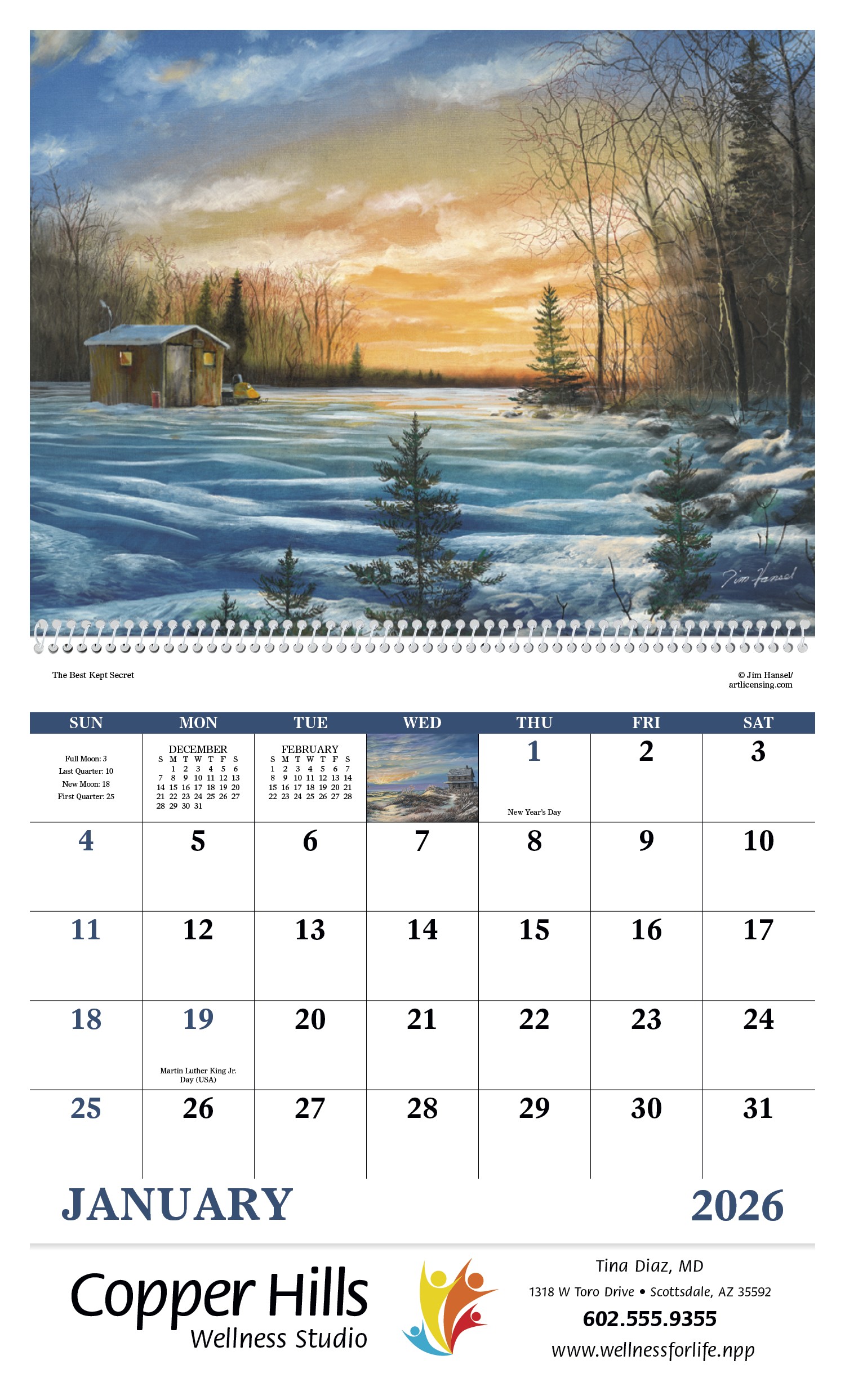 Good Value™ Scenic Memories - Spiral Calendar 2