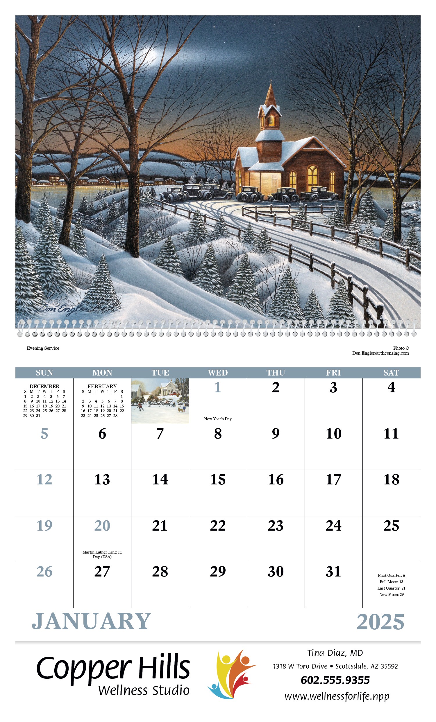 Good Value™ Scenic Memories - Spiral Calendar 2