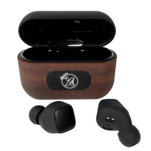 SCX Innovative Design™ Walnut Wood Wireless Earbuds and Charging Case 2 SCX Innovative Design™ Walnut Wood Wireless Earbuds and Charging Case 2