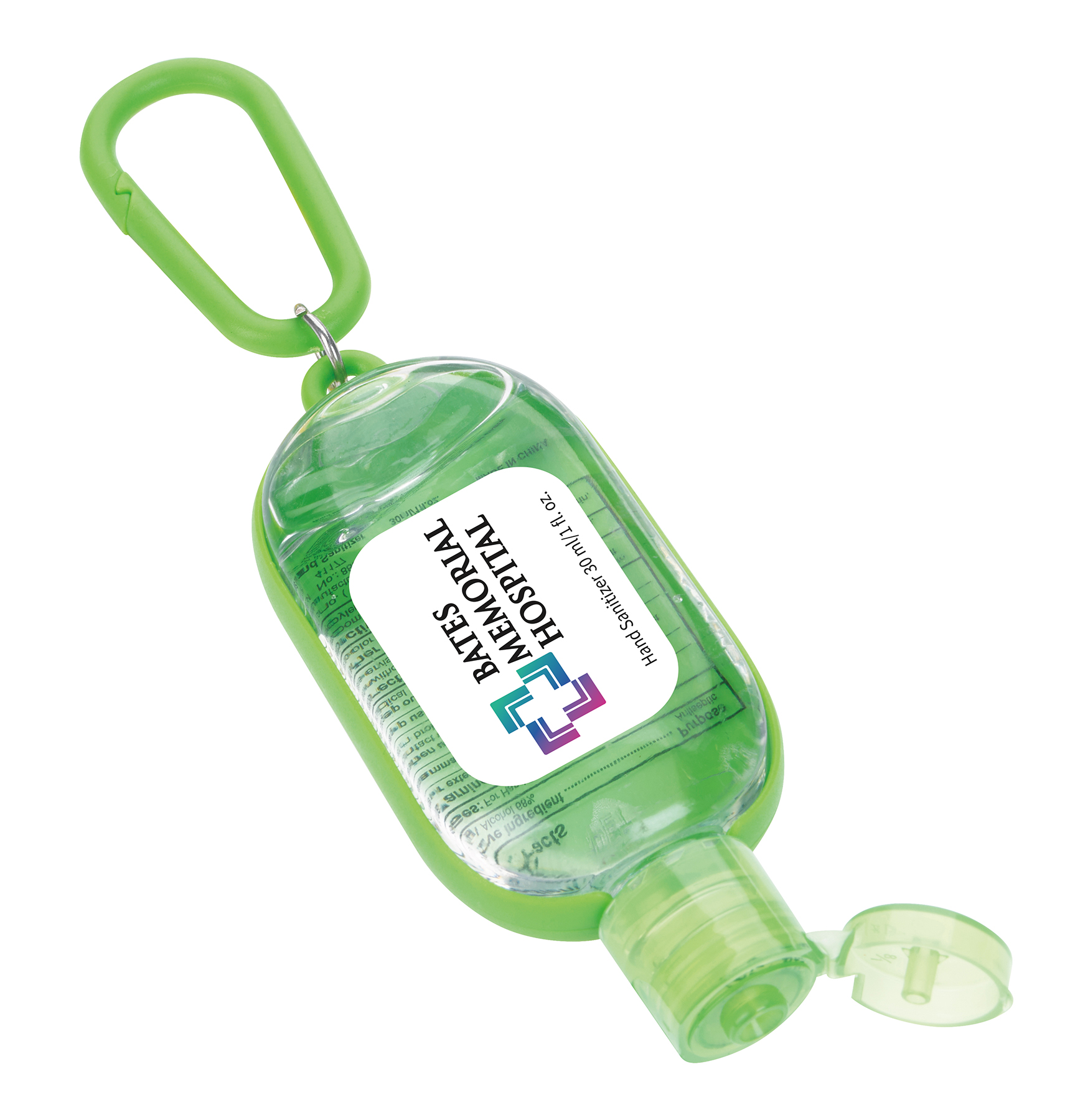 1 oz. Hand Sanitizer with Colorful Case and Carabiner 2