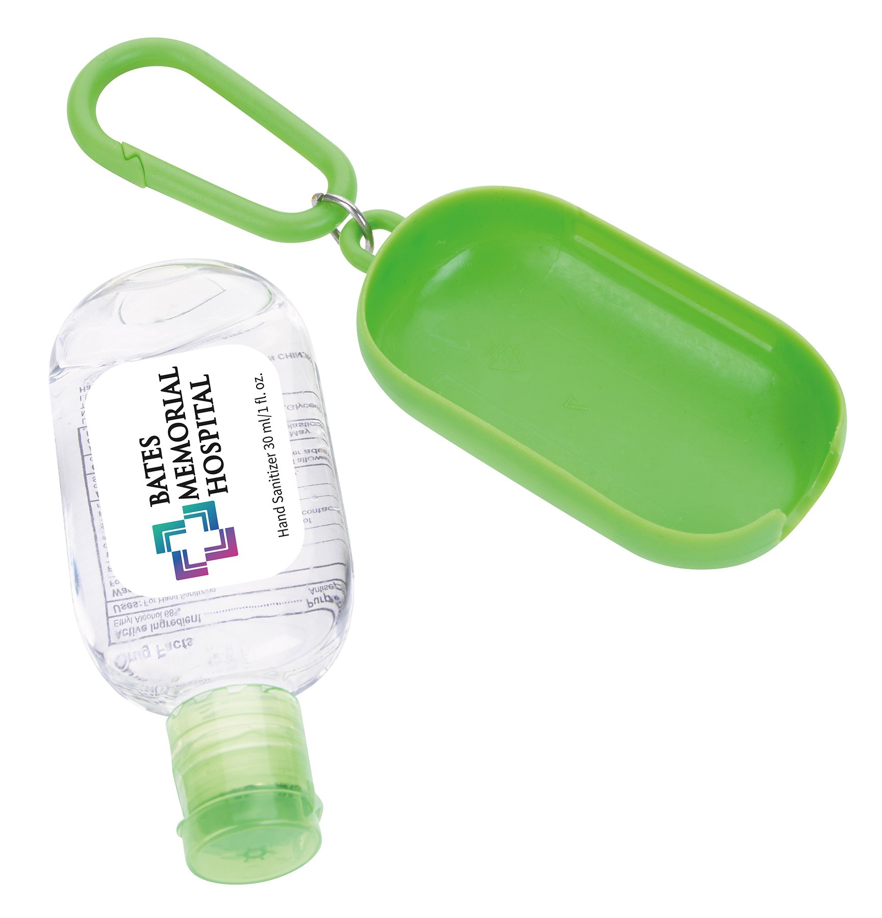 1 oz. Hand Sanitizer with Colorful Case and Carabiner 2
