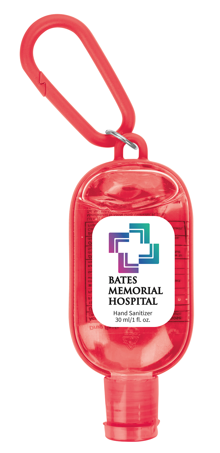1 oz. Hand Sanitizer with Colorful Case and Carabiner 2
