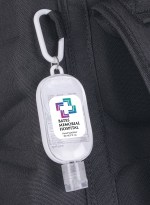 1 oz. Hand Sanitizer with Colorful Case and Carabiner - 41177 white styled image 1 oz. Hand Sanitizer with Colorful Case and Carabiner - 41177 white styled image