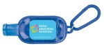 1 oz. Hand Sanitizer with Colorful Case and Carabiner - 41177 blue image 1 oz. Hand Sanitizer with Colorful Case and Carabiner - 41177 blue image