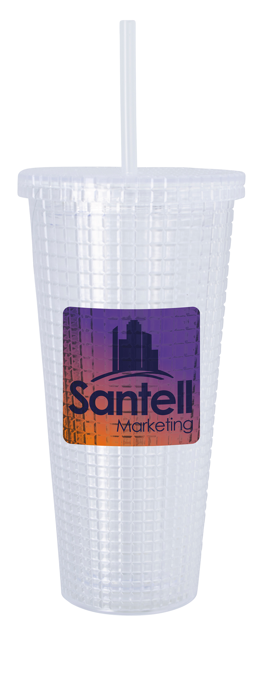 Good Value™ Square-Pattern Double-Wall Tumbler - 23 oz. 2