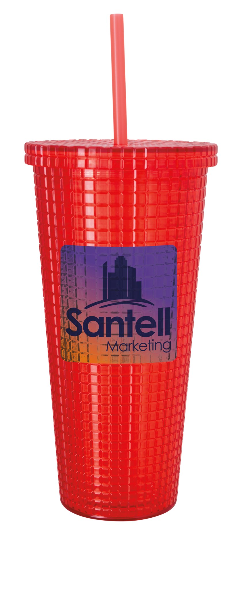 Good Value™ Square-Pattern Double-Wall Tumbler - 23 oz. 2 Good Value™ Square-Pattern Double-Wall Tumbler - 23 oz. 2