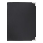 Good Value™ Classic Standard Folder - V6750 Black w/Silver Accents Good Value™ Classic Standard Folder - V6750 Black w/Silver Accents