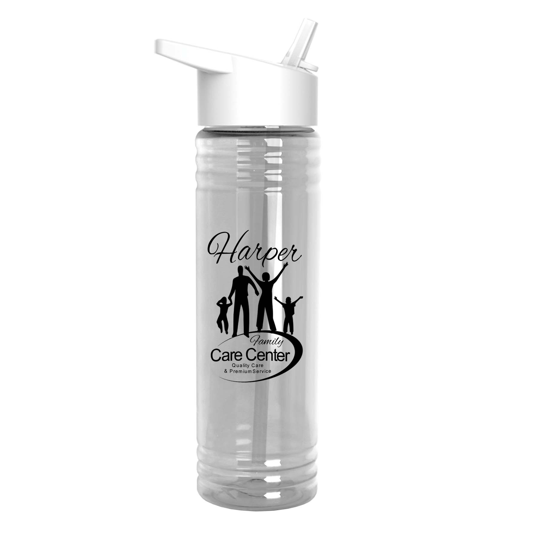 Garyline® Slim Fit Bottle with Flip-Straw Lid - 24 oz. 2