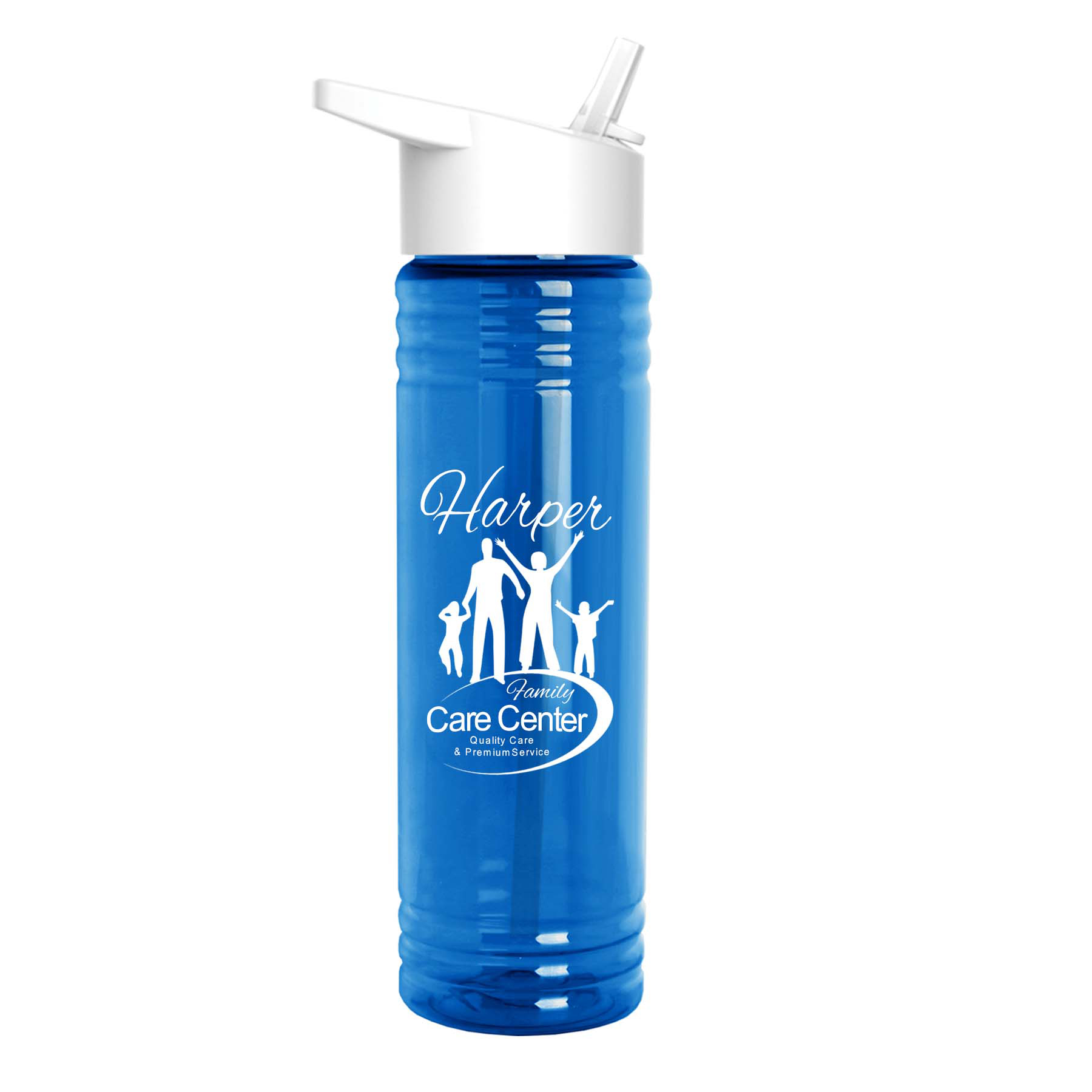 Garyline® Slim Fit Bottle with Flip-Straw Lid - 24 oz. 2