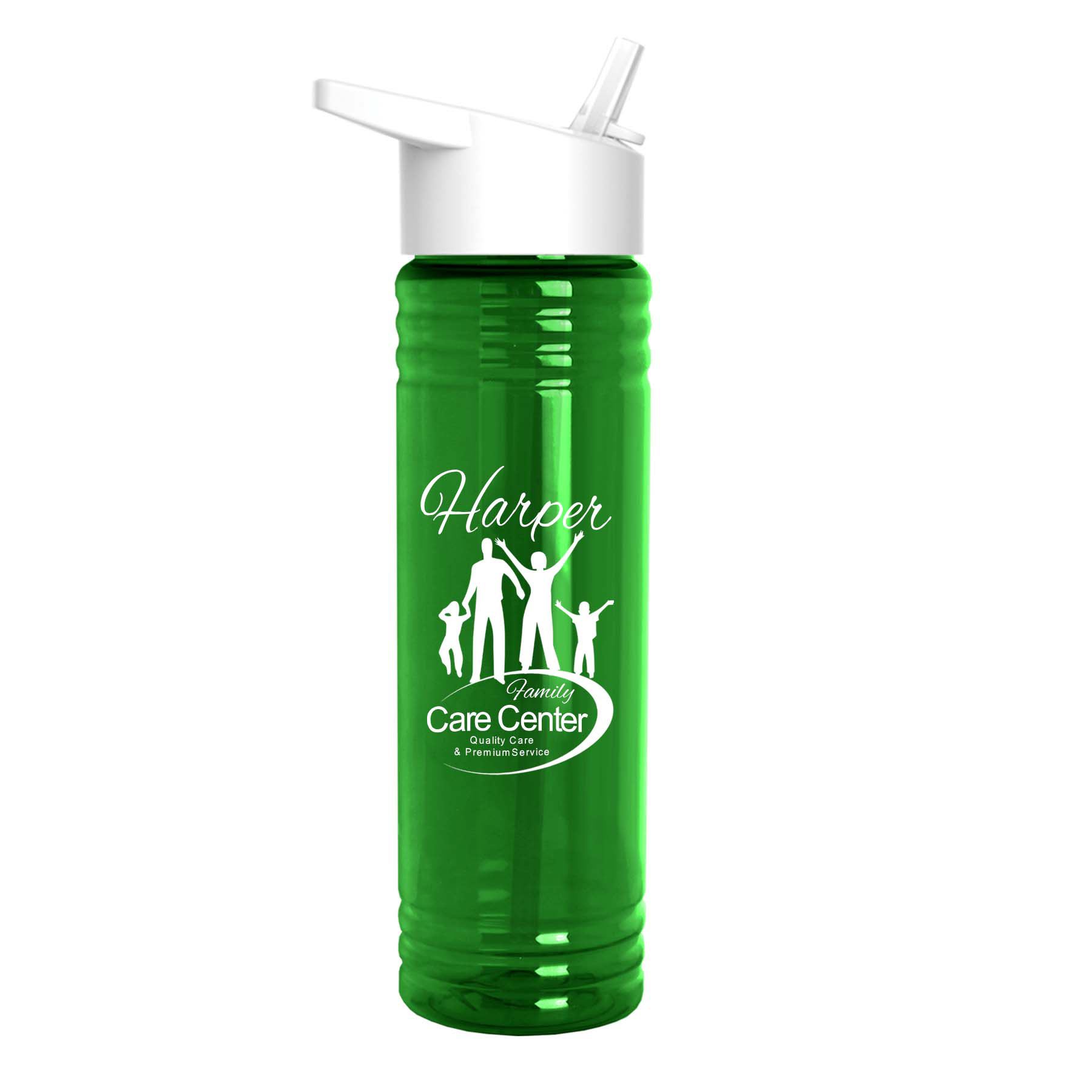 Garyline® Slim Fit Bottle with Flip-Straw Lid - 24 oz. 2