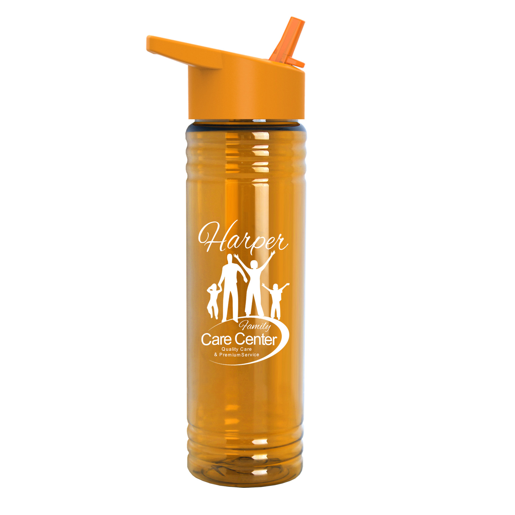 Garyline® Slim Fit Bottle with Flip-Straw Lid - 24 oz. 2