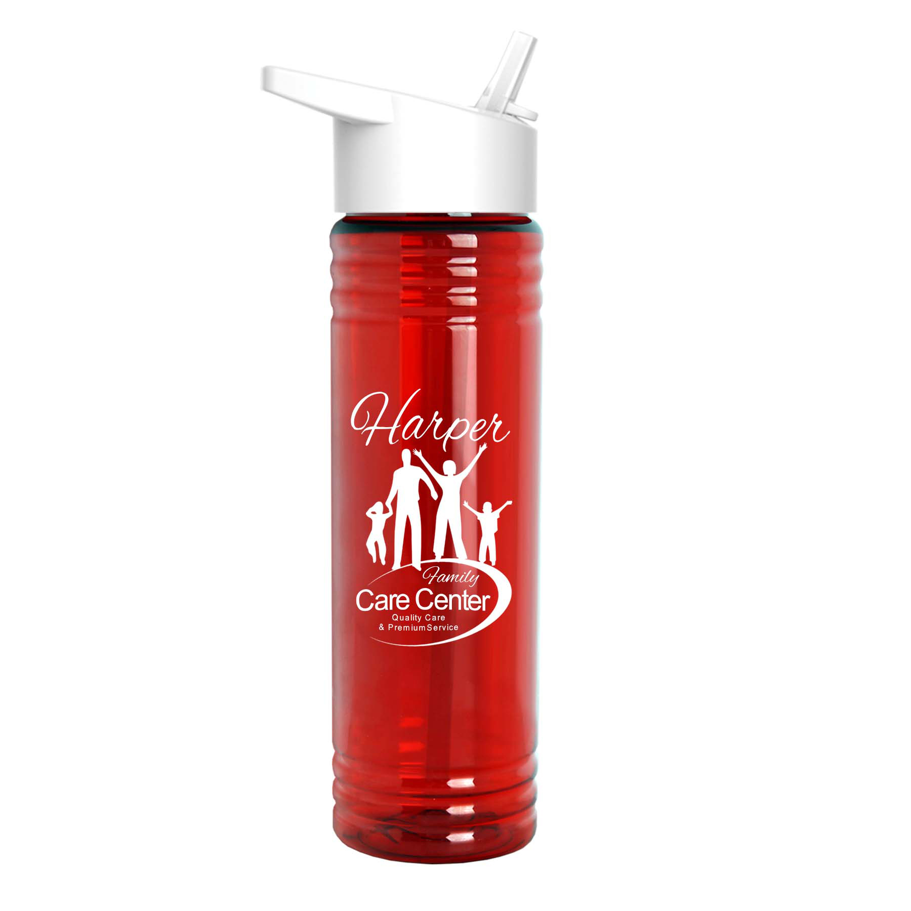 Garyline® Slim Fit Bottle with Flip-Straw Lid - 24 oz. 2