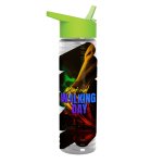 Garyline® Slim Fit Bottle with Flip-Straw Lid - 24 oz. 2 Garyline® Slim Fit Bottle with Flip-Straw Lid - 24 oz. 2