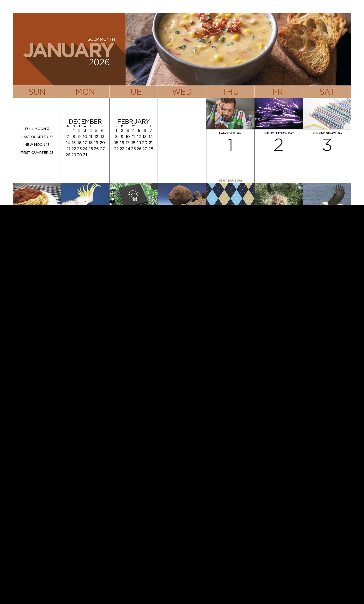 Good Value™ National Day - Stapled Calendar 2