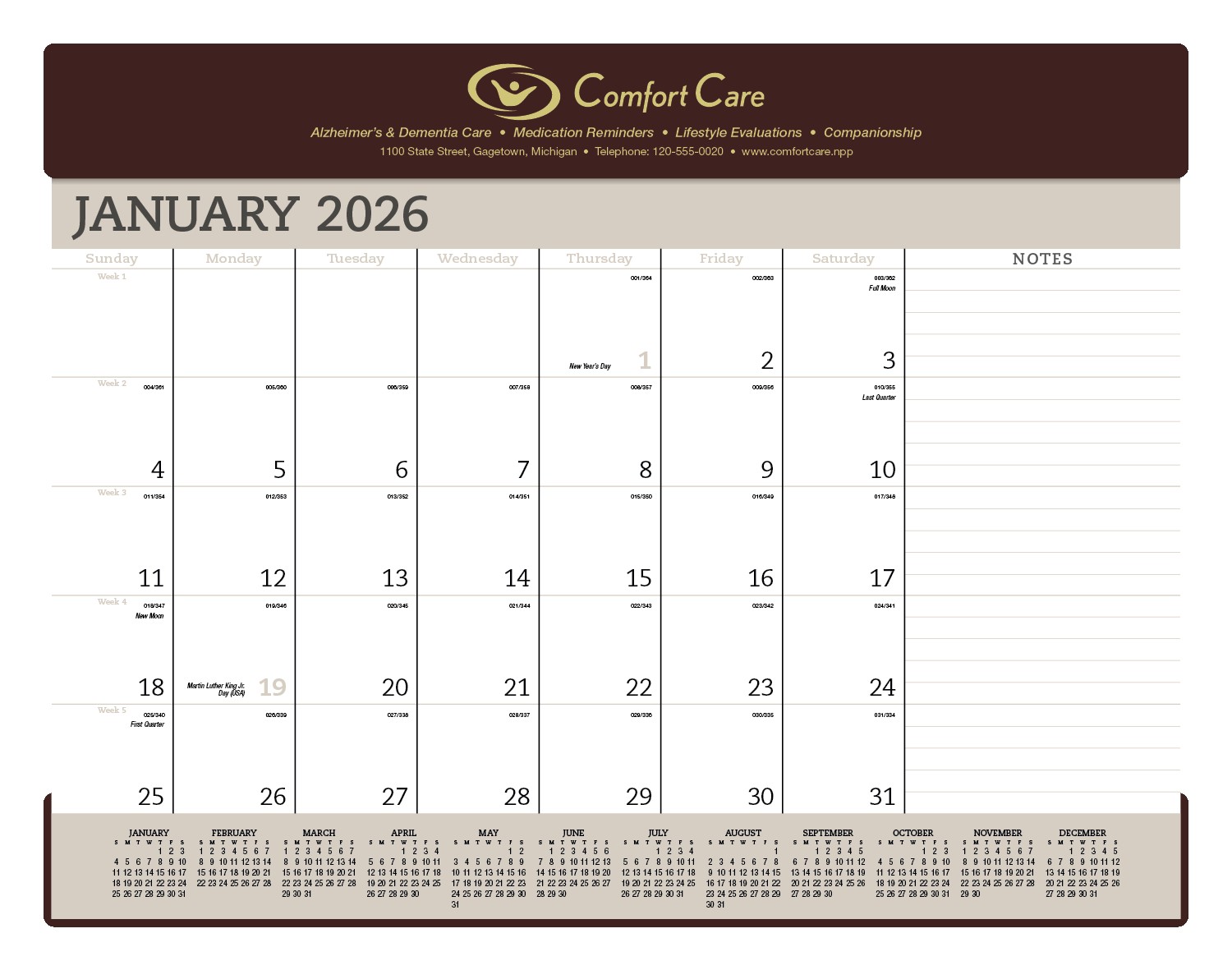 Triumph® Calendars Vinyl Desk Pad 2