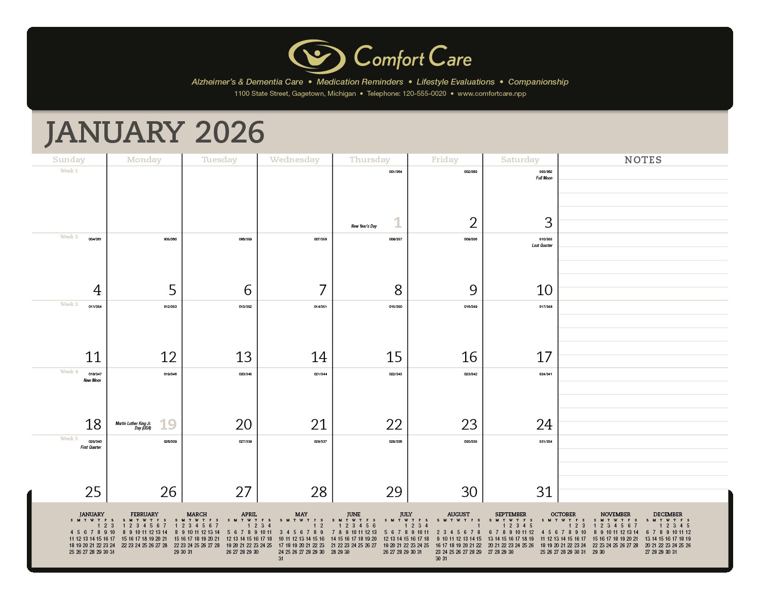 Triumph® Calendars Vinyl Desk Pad 2