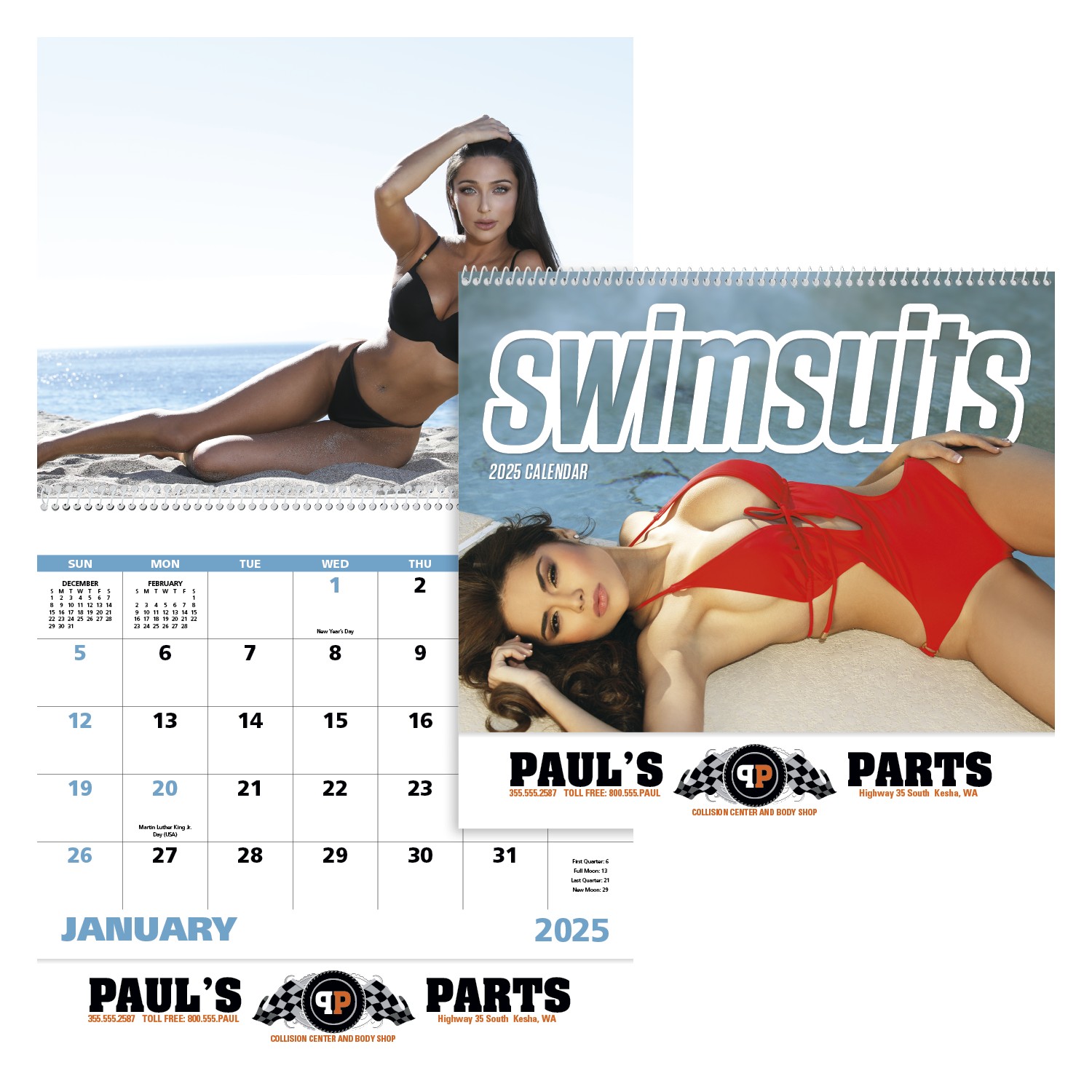 Good Value™ Swimsuits - Spiral Calendar 2
