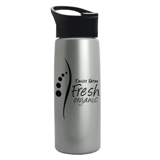 26 Oz. Metallic Flair Bottle w/Pop-Up Sip Lid 1