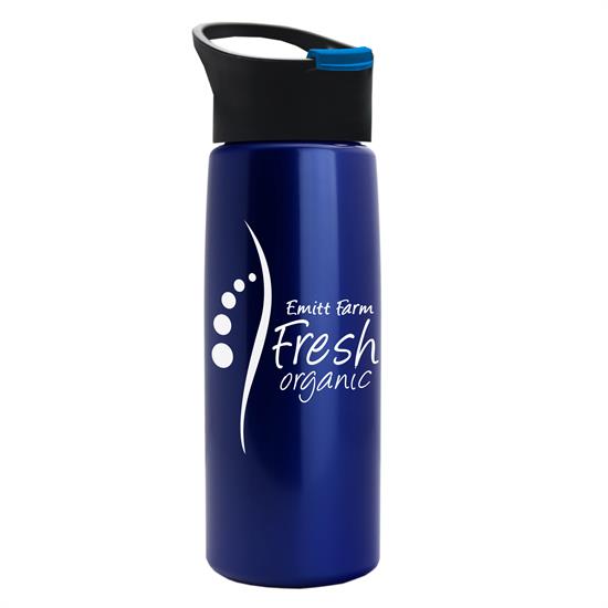 26 Oz. Metallic Flair Bottle w/Pop-Up Sip Lid 1