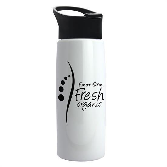 26 Oz. Metallic Flair Bottle w/Pop-Up Sip Lid 1