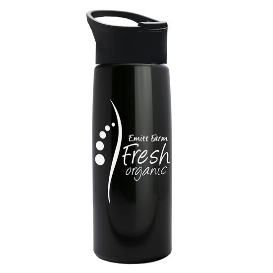 26 Oz. Metallic Flair Bottle w/Pop-Up Sip Lid 1